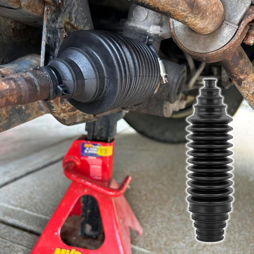 2PCS Inner Tie Rod Boot Kit,Multi-Size Adjutable Rack and Pinion Boot Kit with P