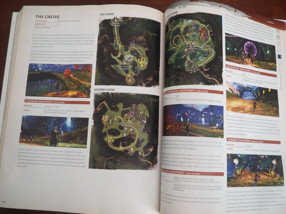 Guildwars 2 Hardcover strategy guide pre-owned Brady Games