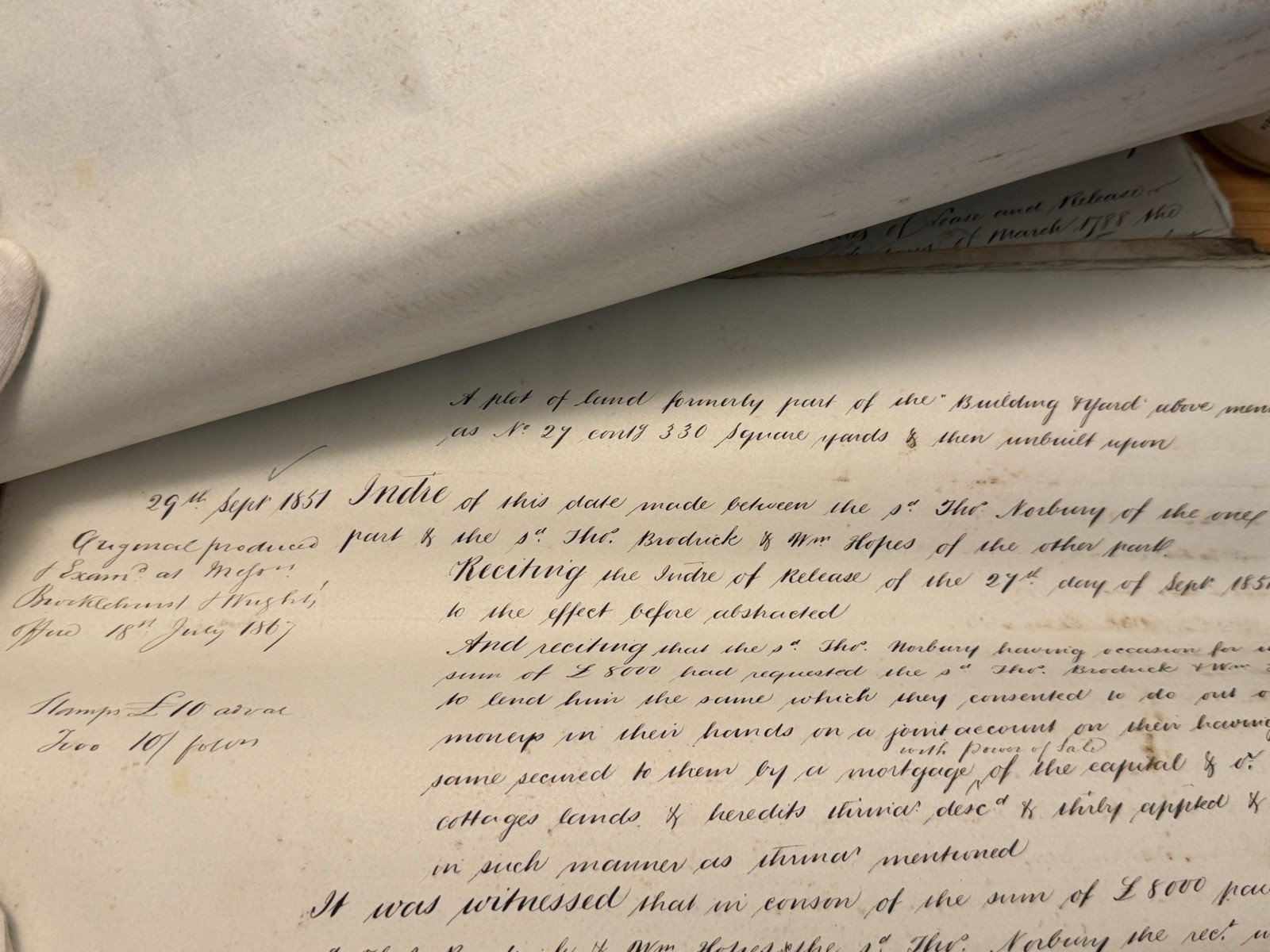 1867 Rare MASSIVE Vellum Abstract of Title Macclesfield Cheshire Manuscript 46pg