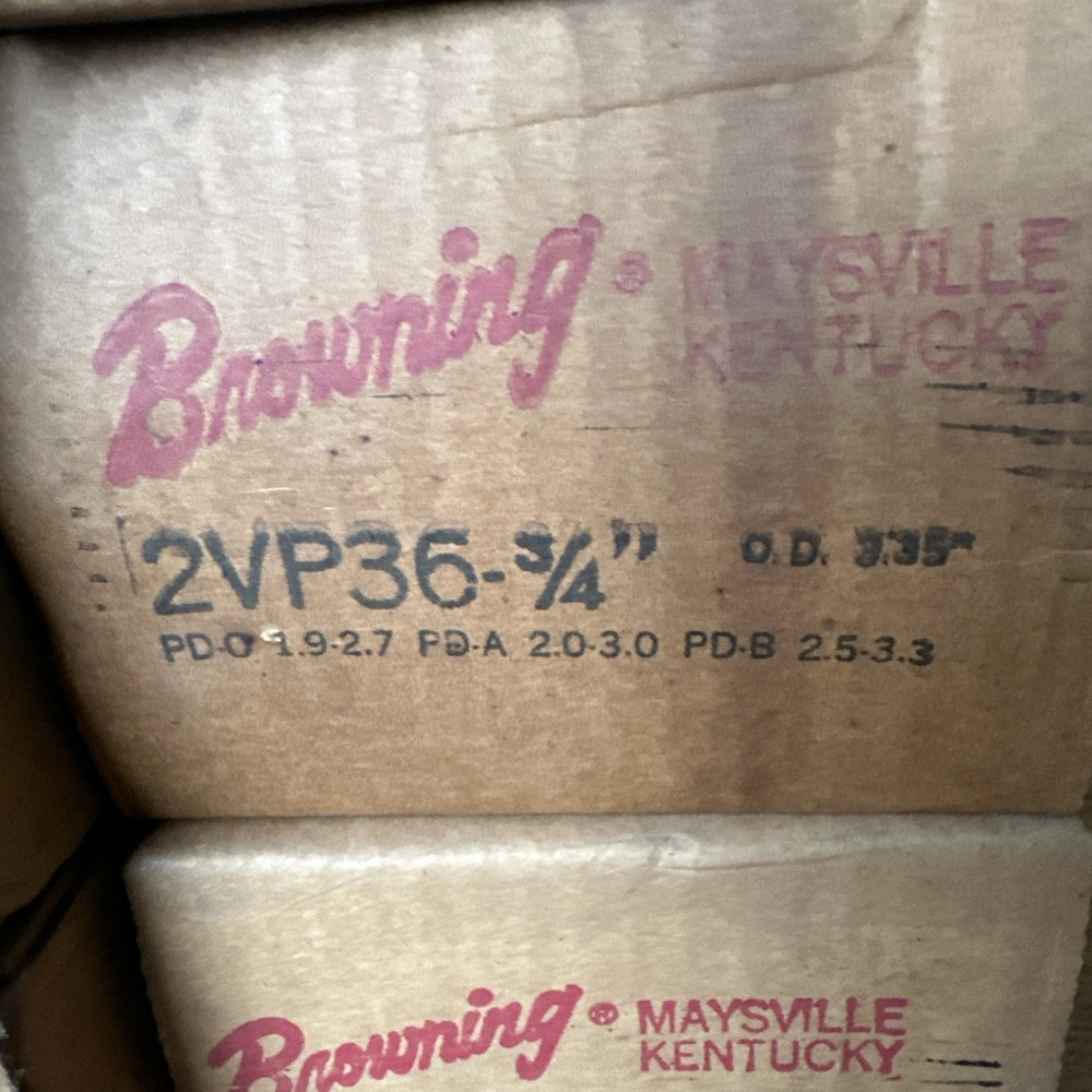2VP36 X 3/4” Browning Multi Variable Pitch Sheave