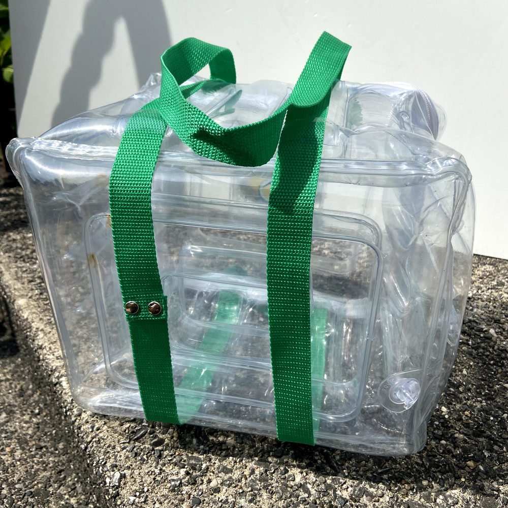 Diet Sprite Zero Inflatable Drink Cooler Double Handle Blow Up Zip Clear