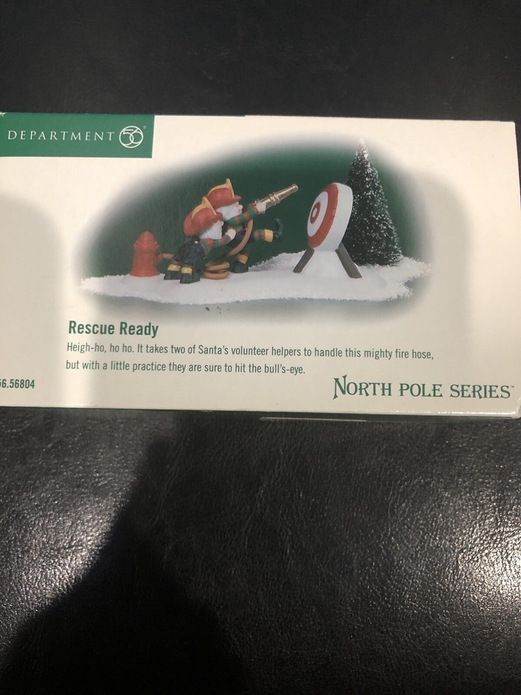 Dept 56 North Pole Series Rescue Ready NIB