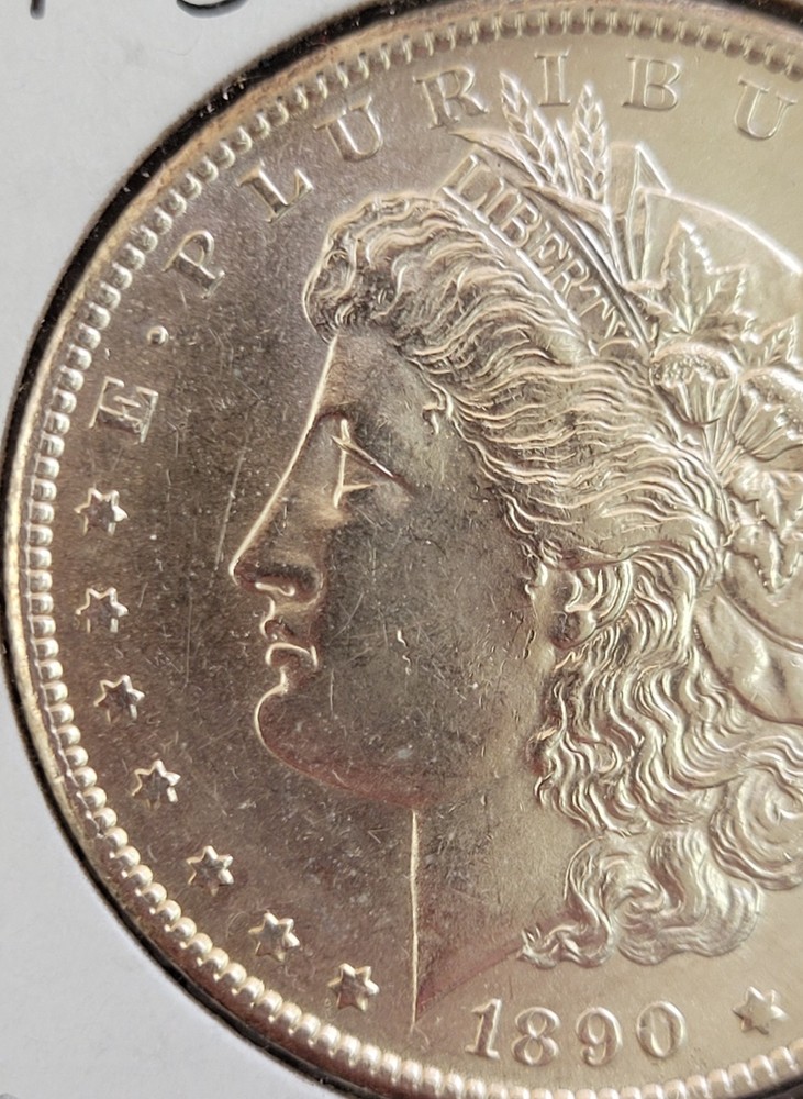 1890 S Morgan Silver Dollar UNC
