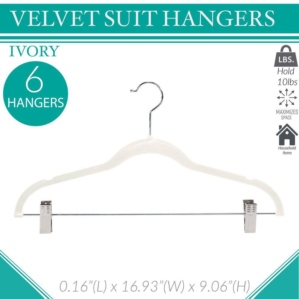 Ivory Hangers 6-Pack