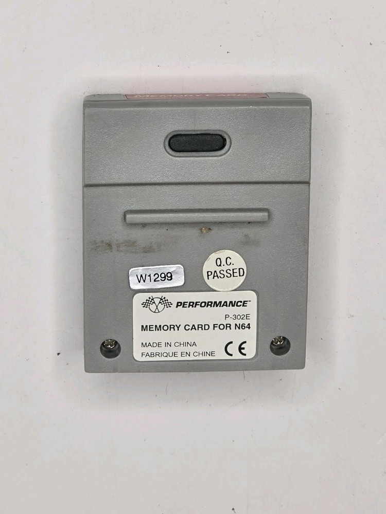 Nintendo 64 Performance Memory Card (P-302)