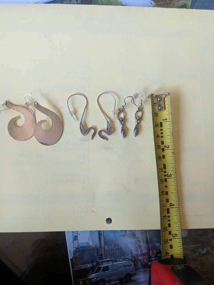 925 Sterling Silver Dangle Earrings