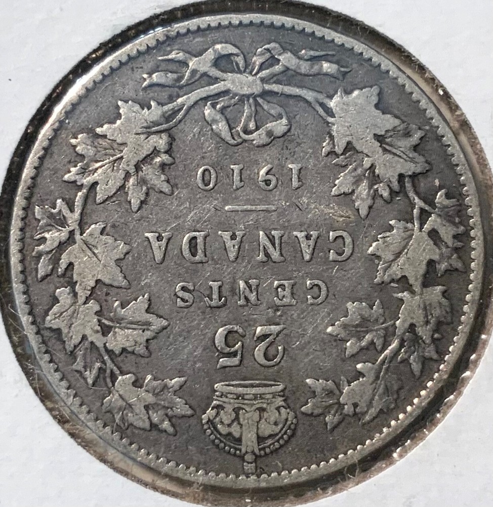 1910 Canada 25 Cents