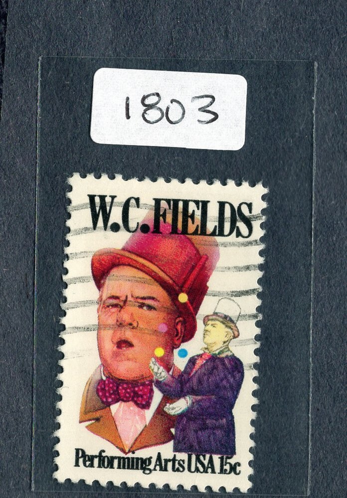1980 Stamp #1803 W.C. Fields Used