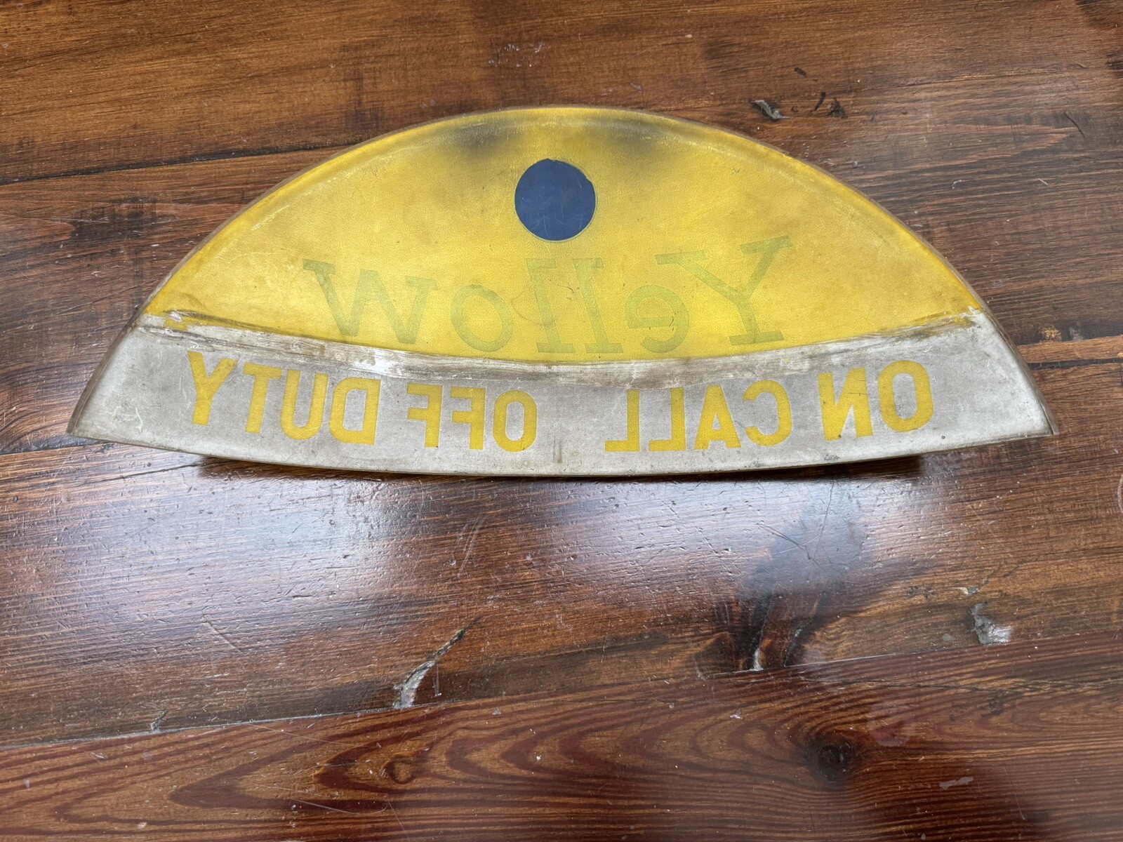 Taxi Cab Roof Light Sign original Rounded Light Up OLD !