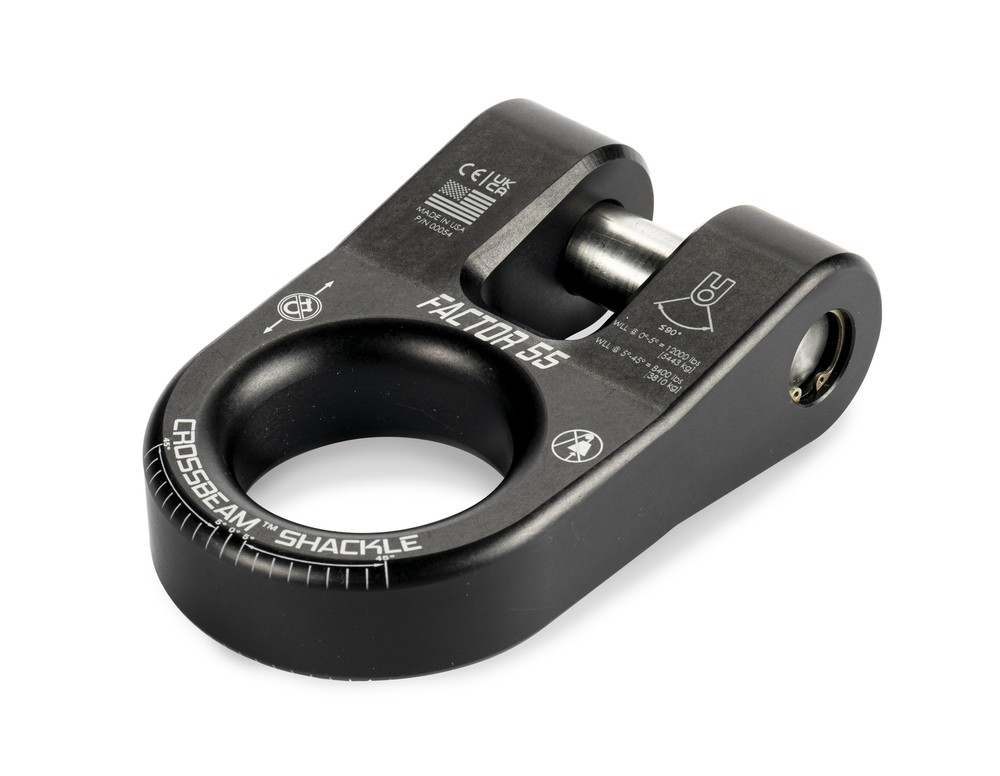 Factor-55 00054-04 Crossbeam Shackle BLACK