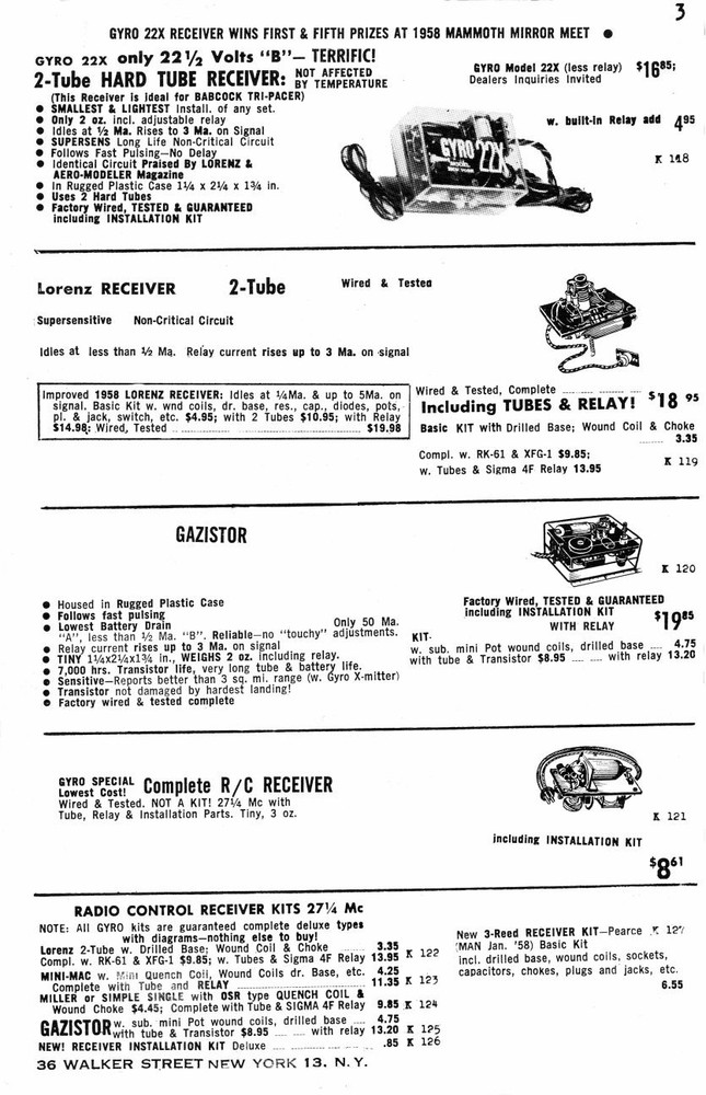 Gyro Mac II Vintage Tube RC Aircraft Transmitter VT-185 Tubes 1950s R/C Radio