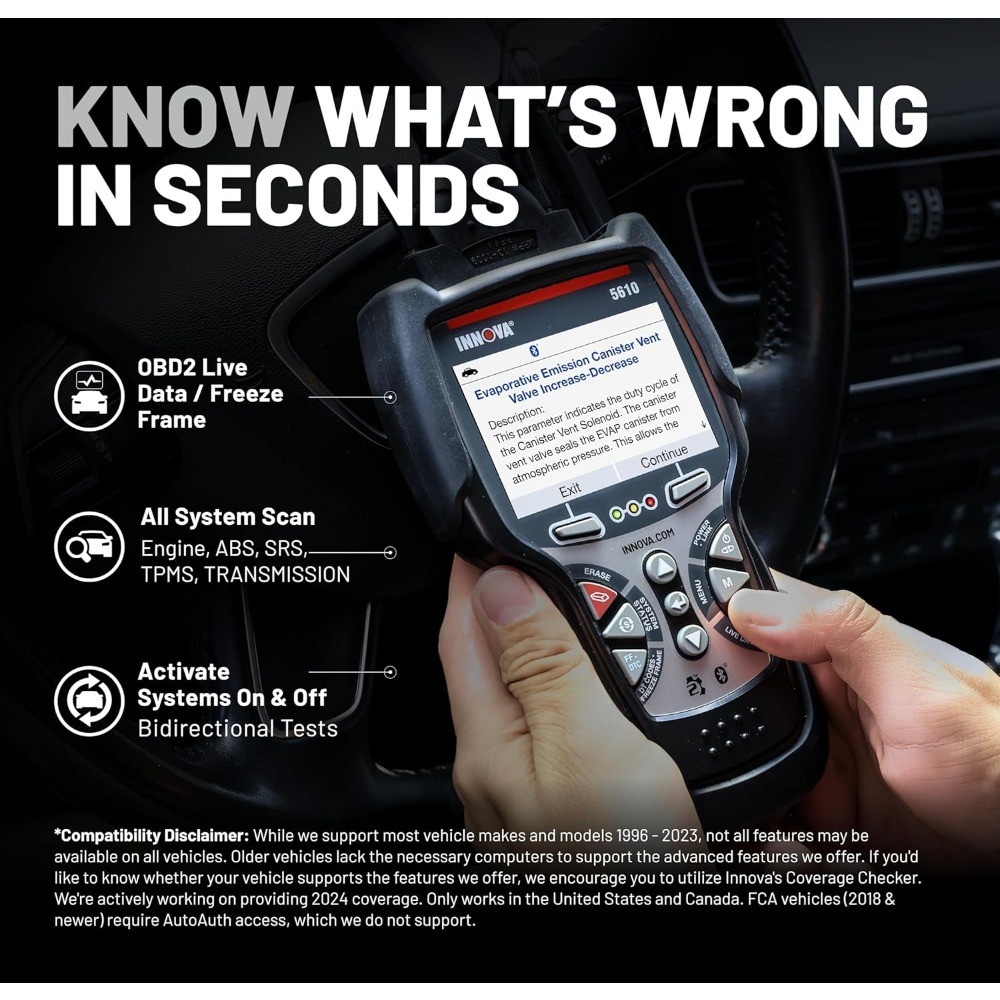 Professional OBD2 Scanner Bidirectional Diagnostic Tool, Full System Scan,