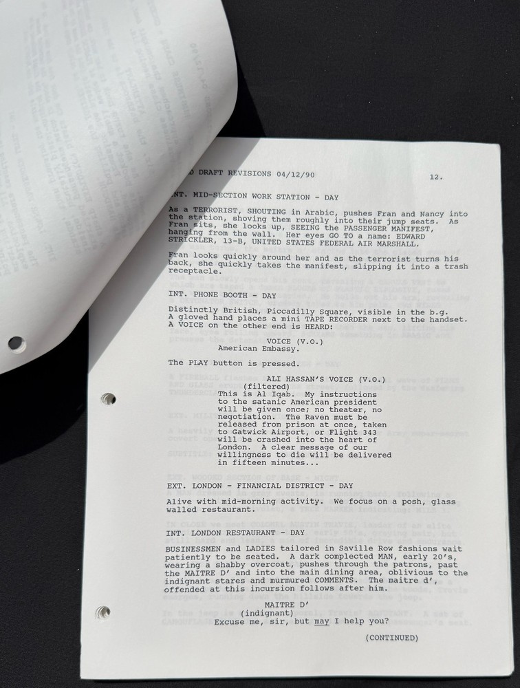 Executive Decision Screenplay Written by Jim & John Thomas 3rd Draft April 1990