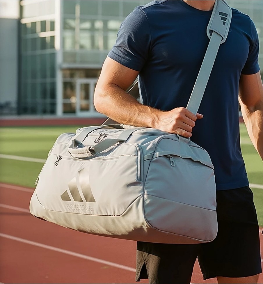 adidas Defender 5 Medium Duffel Bag Green/Grey