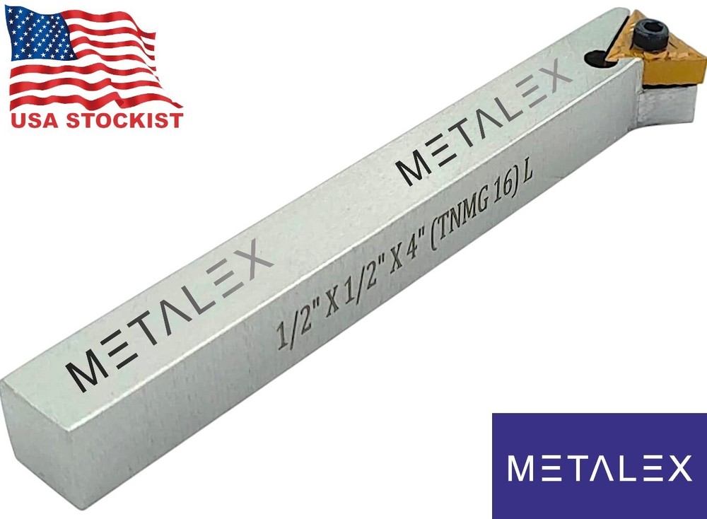 Indexable Tool Bit 1/2" Shank for Fly Cutter for Milling II Replaceable TNMG16
