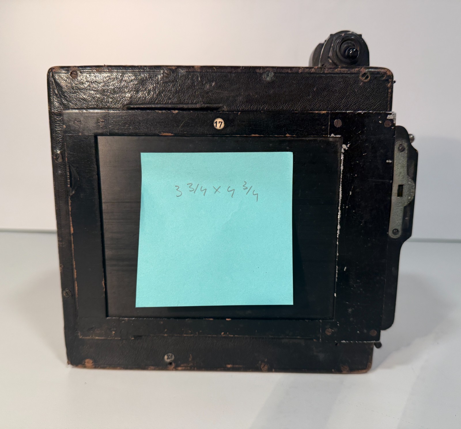 VINTAGE - PEELING & VAN NECK,LONDON FOCAL PLANE PRESS CAMERA + FILM HOLDER