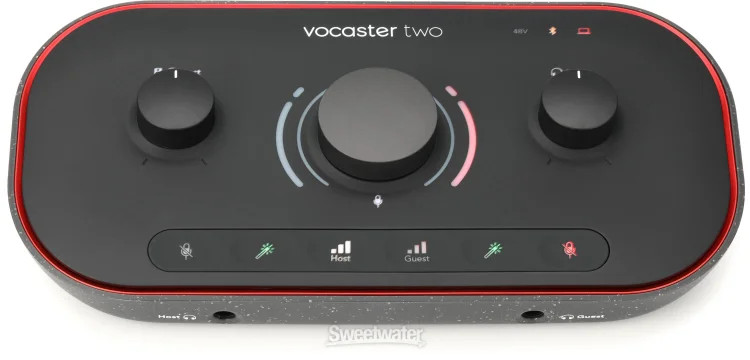 Focusrite Vocaster Two USB-C Podcasting Audio Interface