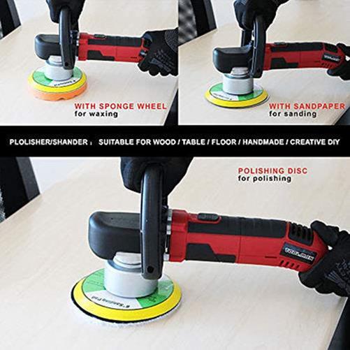 6'' Variable Speed Random Orbit Car Polisher Sander