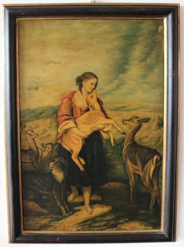 PAINTING "SHEPHERDESS"