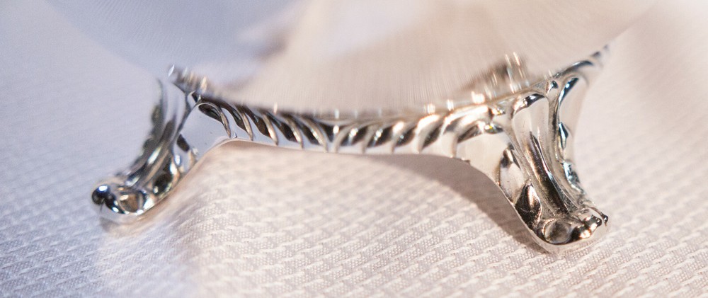 Silver Pitcher with Ice Guard