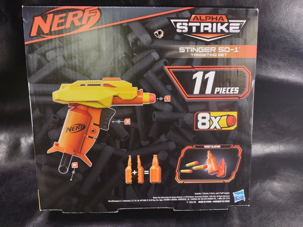 Nerf - Alpha Strike Stinger SD-1 Targeting Set Blaster Elite Age 8+