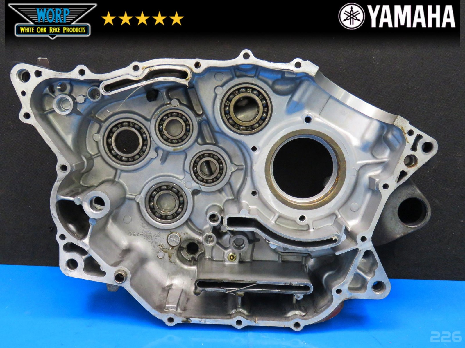 2006 YAMAHA RAPTOR 350 MATCHED LEFT RIGHT CRANK CASES CRANKCASE SET ~ OEM 04-13