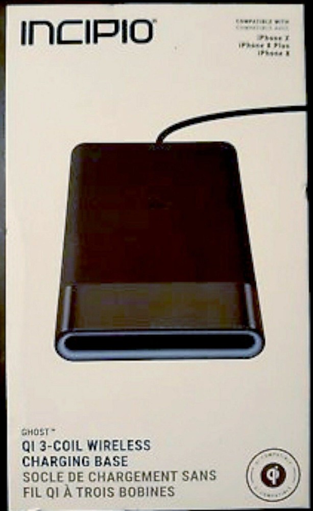 Incipio Ghost Qi 3-Coil Wireless Charging PAD ONLY All Qi-Enabled Devices