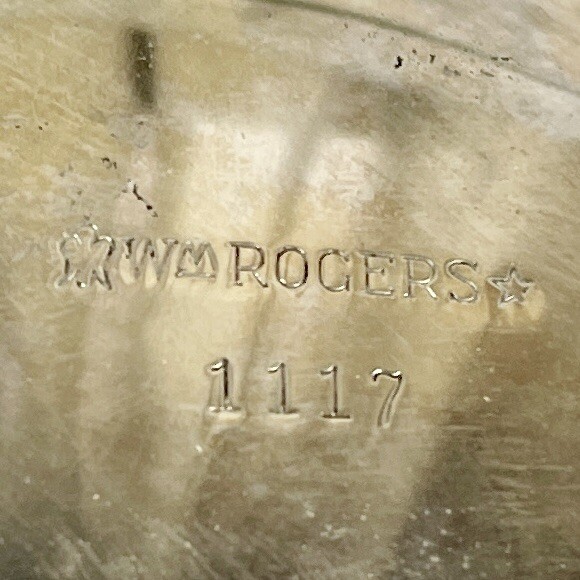 Vintage Silver Plated Pitcher FB Rogers silver co # 1117