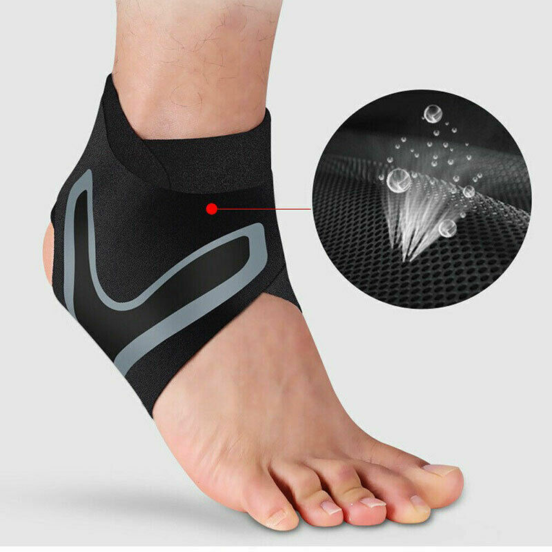 Ankle Support Brace Compression Adjustable Heel Stabilizer Foot Protector Strap
