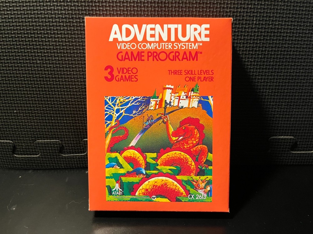 1982 Atari Adventure - Empty custom design display box