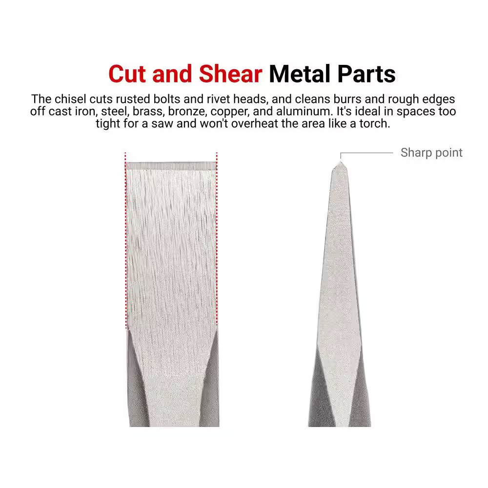 7-Pc. Cold Chisel Set (1/4 - 1 In.)