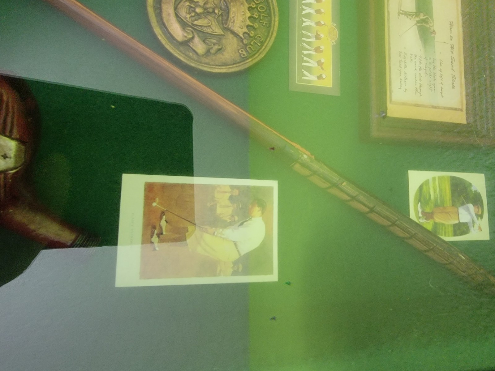 Decorative Vintage History of Golf Wall Display in Wooden Shadow Box Large 20x13