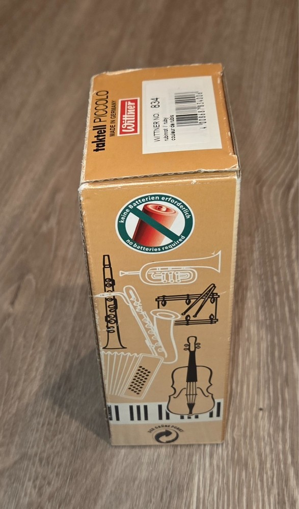 Wittner Taktell Piccolo Keywound Metronome Ruby Red #834