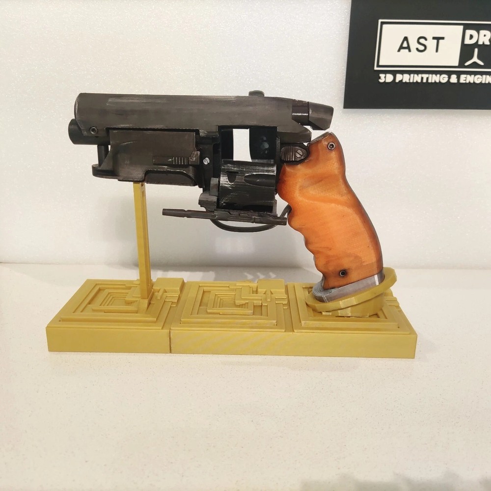 Blade Runner Deckard Blaster Prop – Weathered – Moving Parts