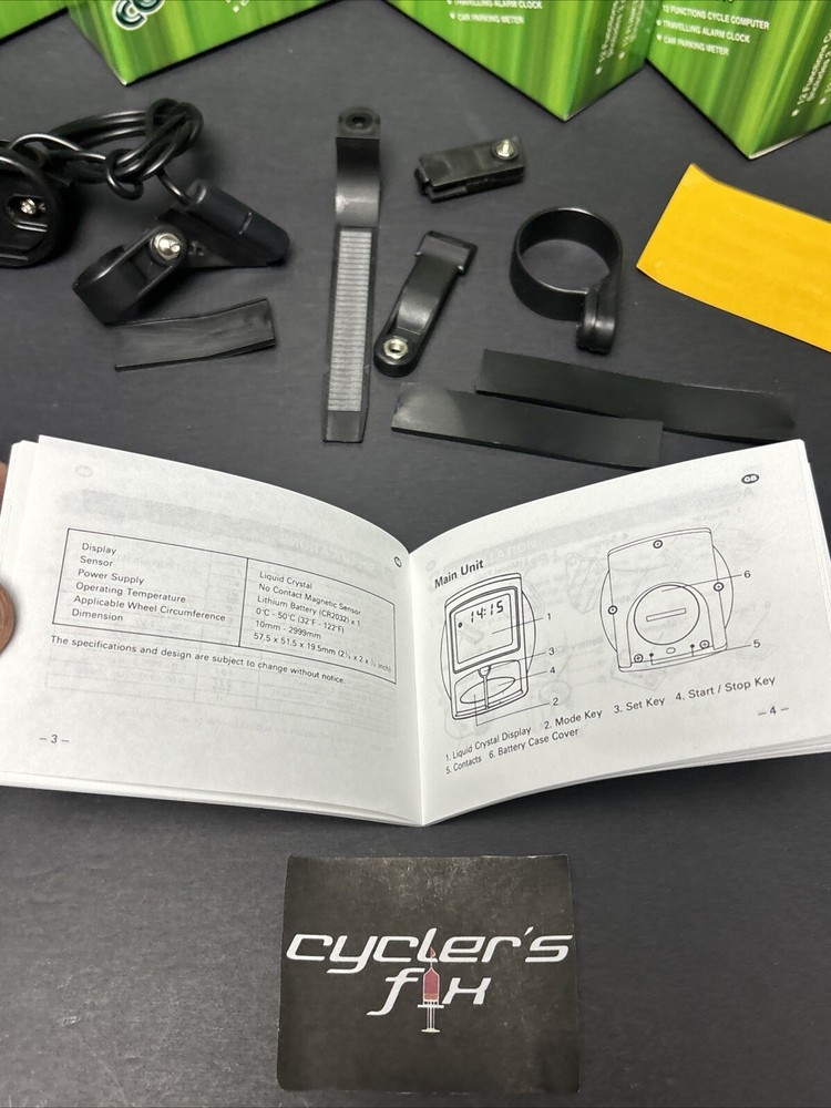 (10) Wired 12 Function Bike Cycling Computer Speedometer Tripmeter Odometer Time