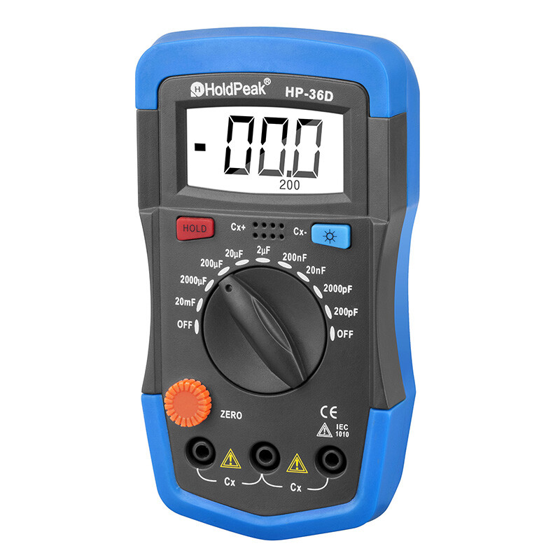 Multimeter Digital Capacitance 200pF-20mF Meter Capacitor Tester Measure Tool