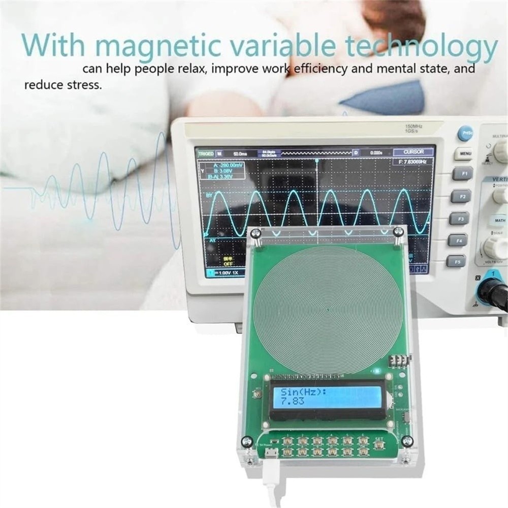 Adjustable 7.83Hz Frequency Generator V2 Custom Designed SchumannWave Resonance