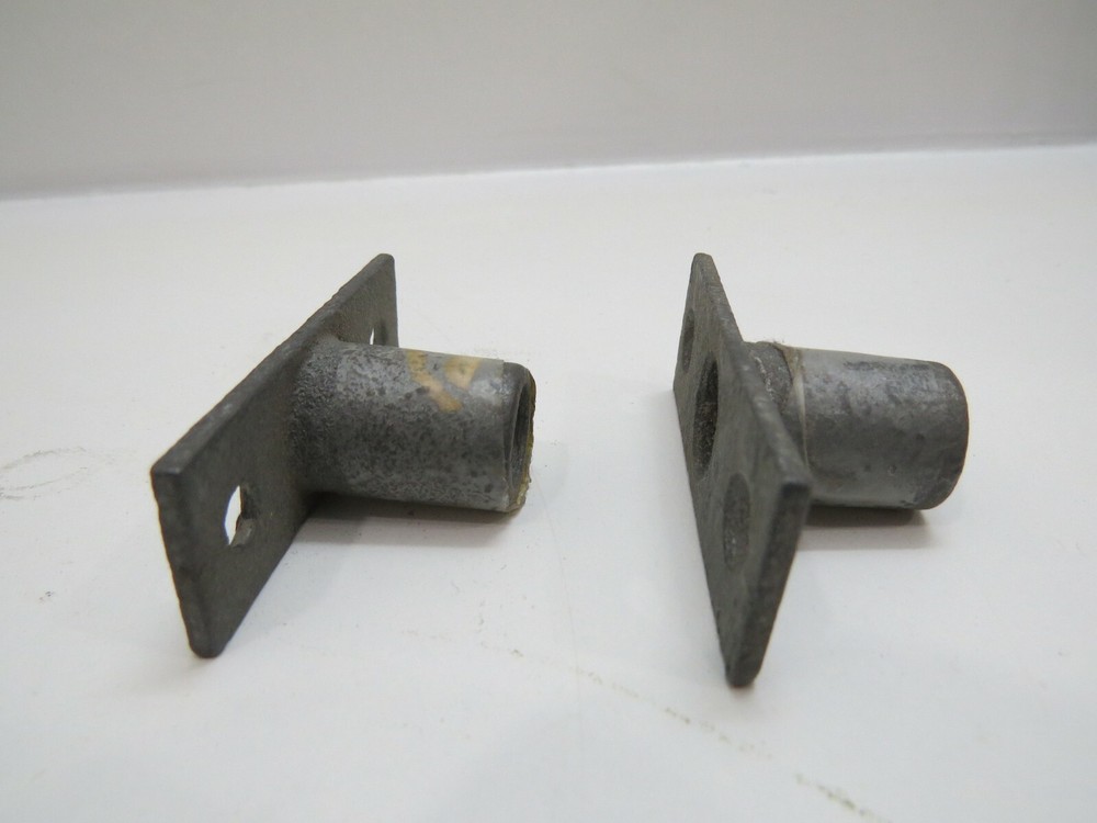 PAIR GALVANIZED CAST IRON OAR LOCK TOP MOUNTS ROW BOAT (C2.5A263B)