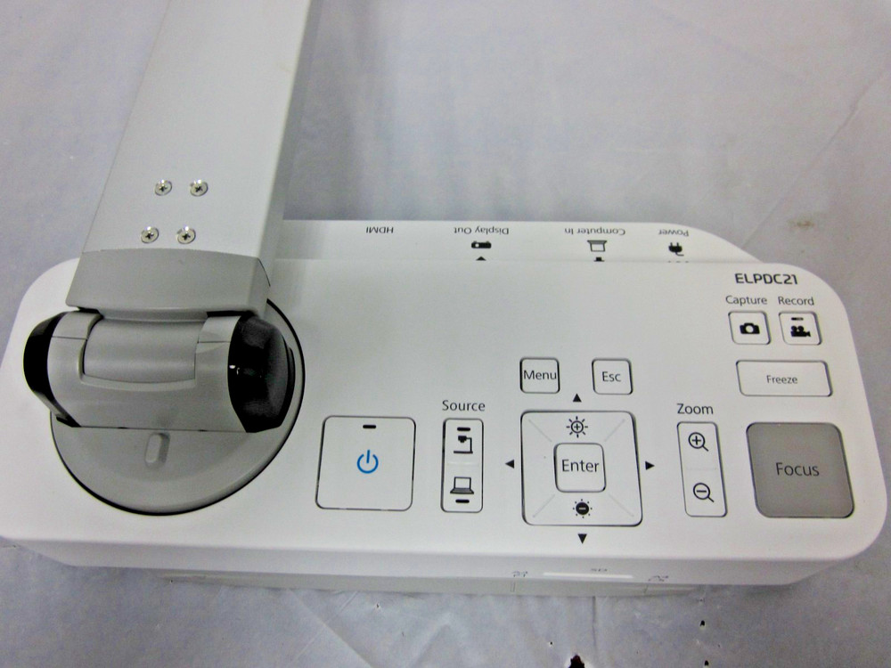 EPSON ELPDC21 Document Camera DC-21 NO CABLES/NO PS
