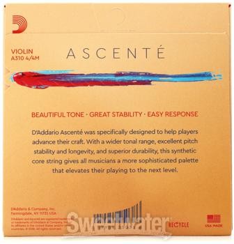 D'Addario A310 Ascente Violin String Set - 4/4 Size