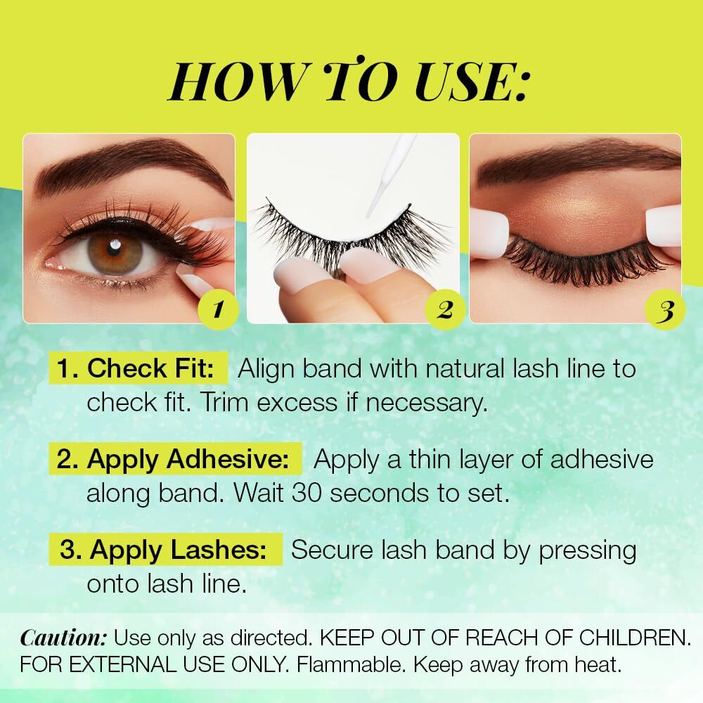 DUO Active Clear Eyelash Glue Water-Resistant 0.16 oz 2 Pack