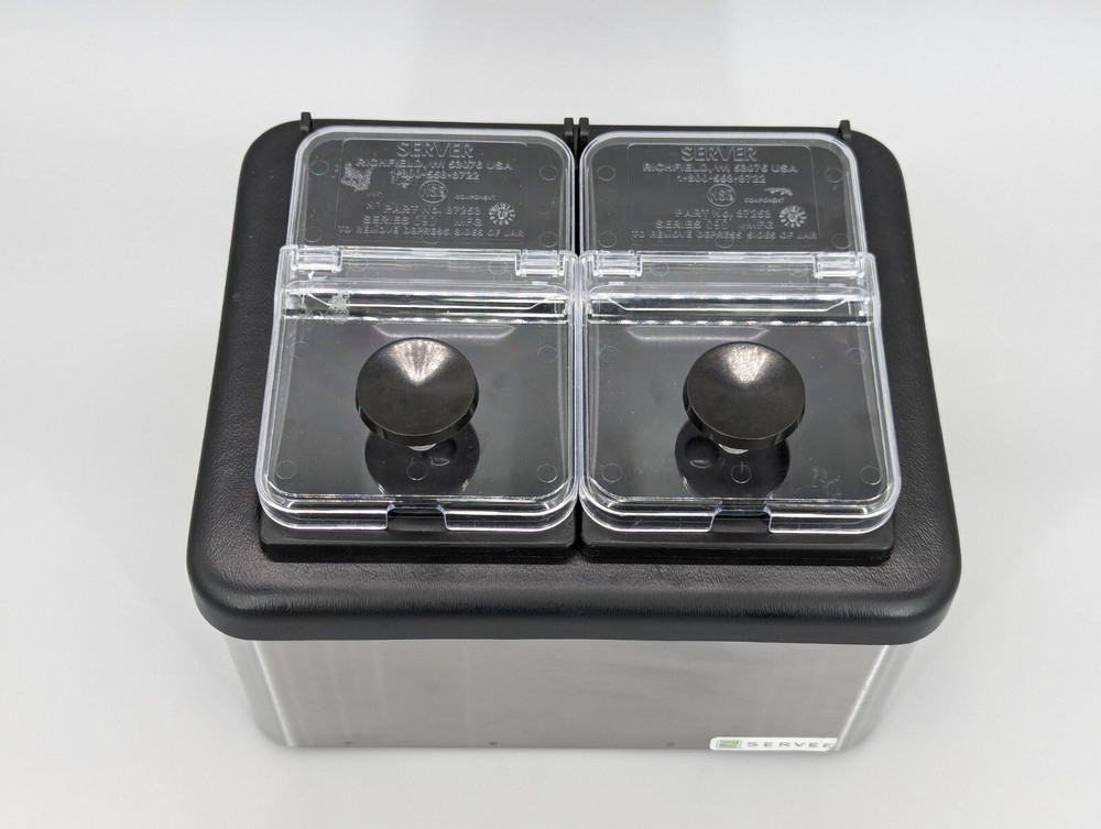 Server Products 5" Countertop MB-2 Mini Cold Station 2 Compartment Condiments