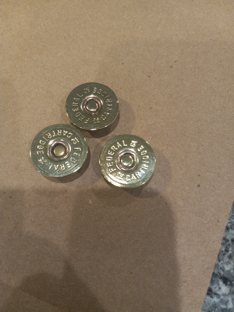 Federal Shotgun Shell Jacket Buttons