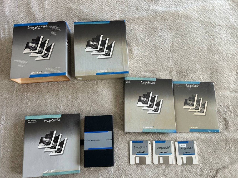 ImageStudio Letraset. Vintage software for Apple Macintosh