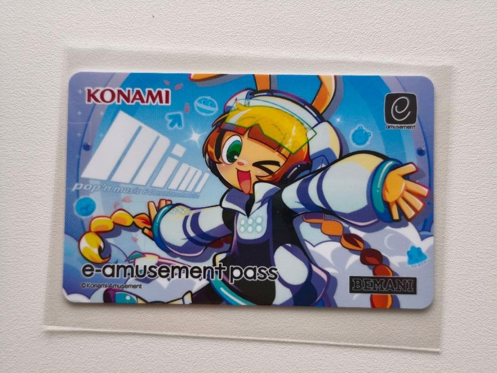 Pop'N Music Cushion E-Amusement Pass Set