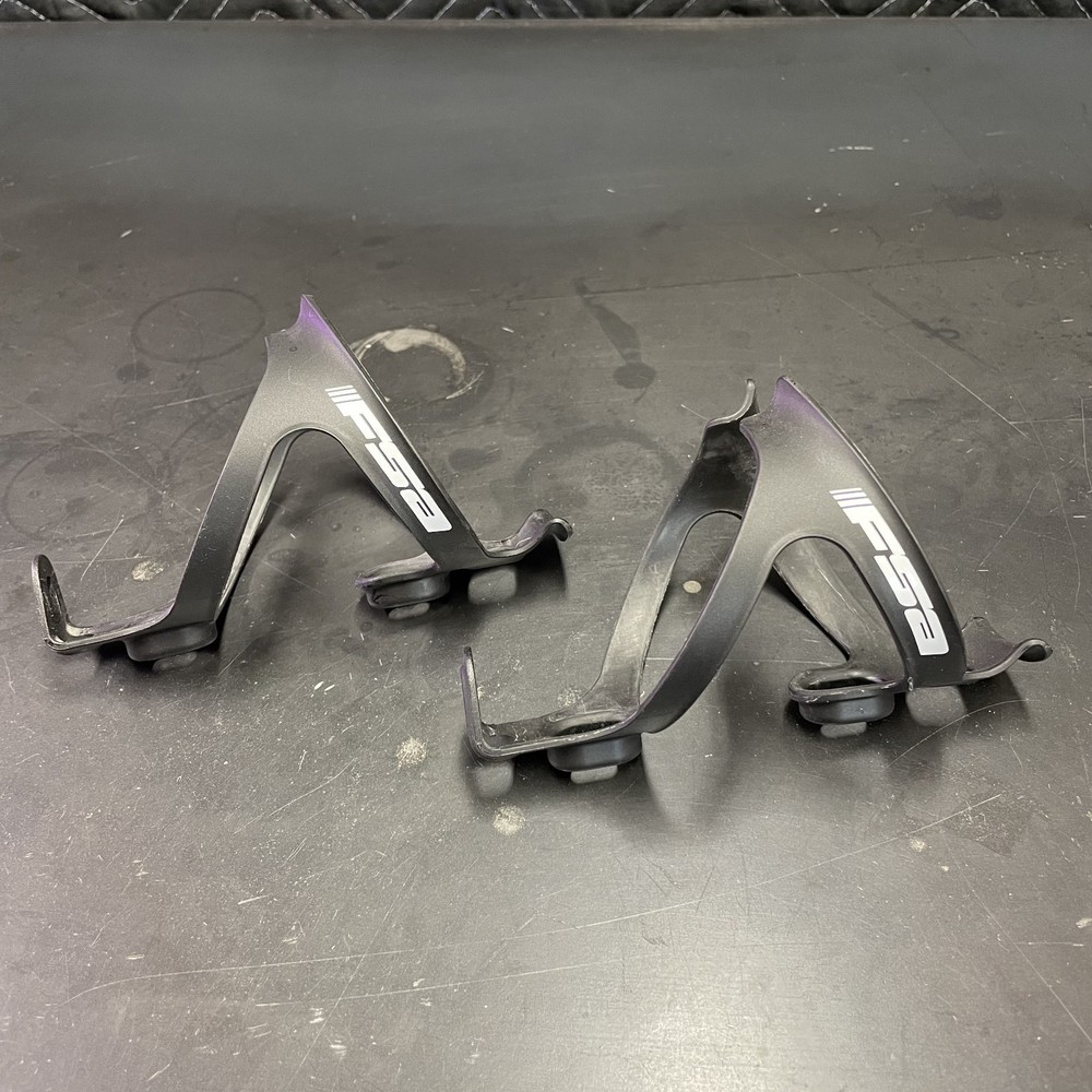 Black FSA SLK Bottle Cages - (2) - Used