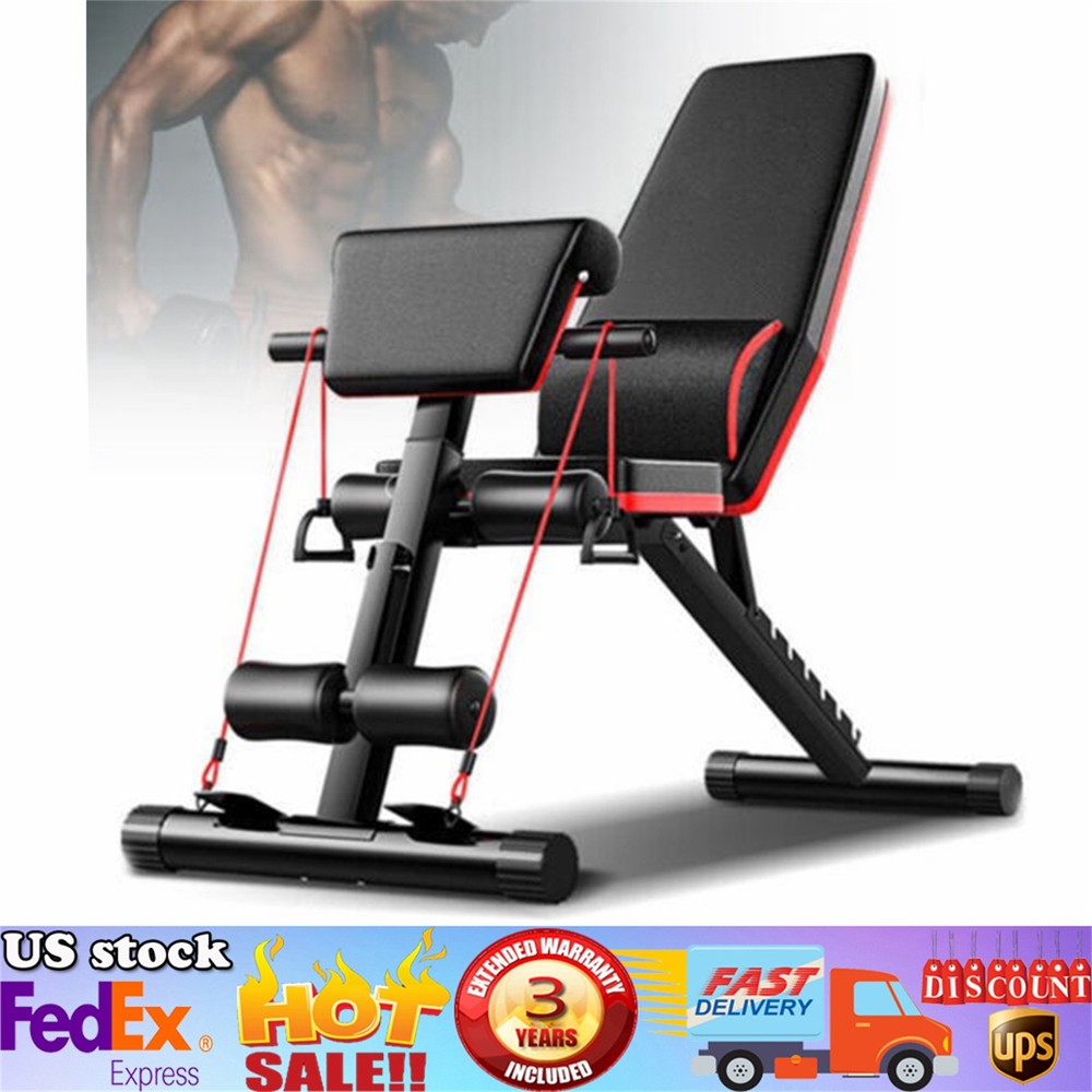 Adjustable Multifunctional Weight Bench for Full Body Workout