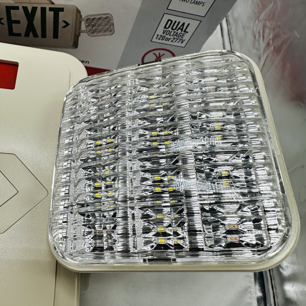Lithonia Lighting ECRG BasicsTM Emergency Light/Exit Combo (Generation 3) EU2C M