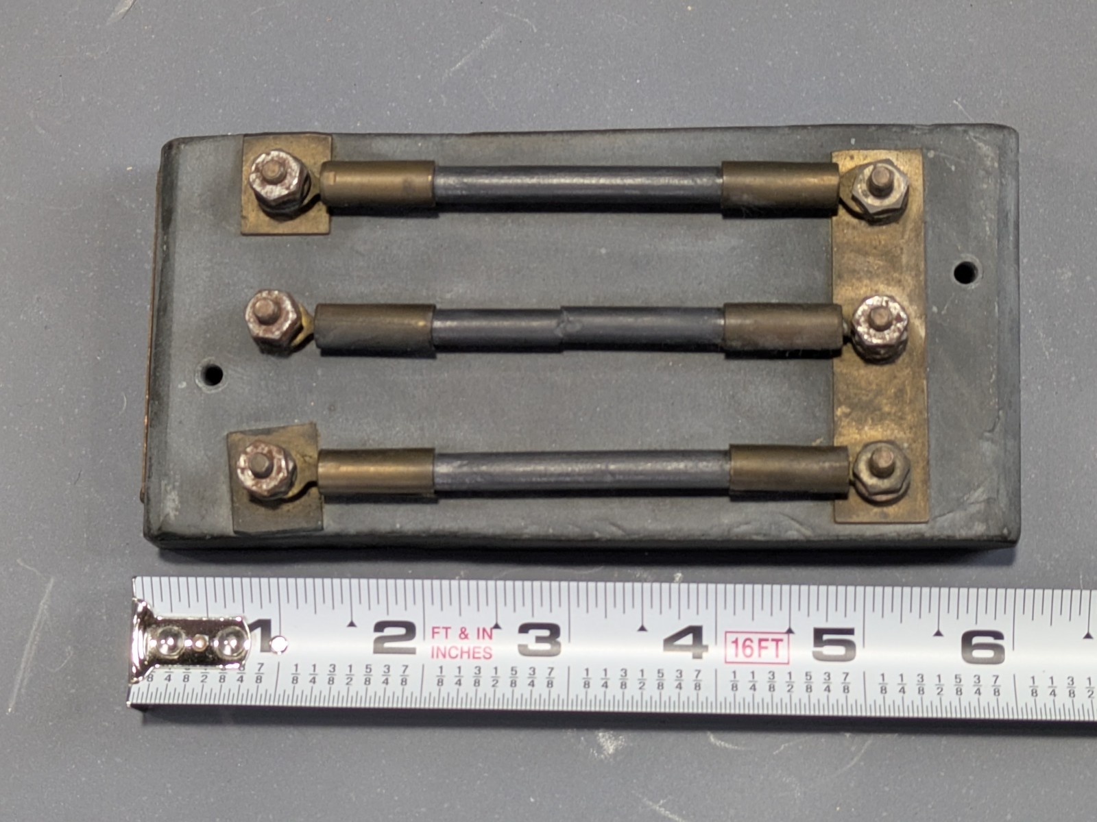 Antique WM J MURDOCK Lightning Arrester 3-Pole Carbon Wireless Telegraphy Radio