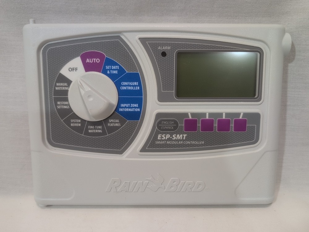 Rain Bird ESP-SMT Sprinkler Controller - Front Panel Only - Used